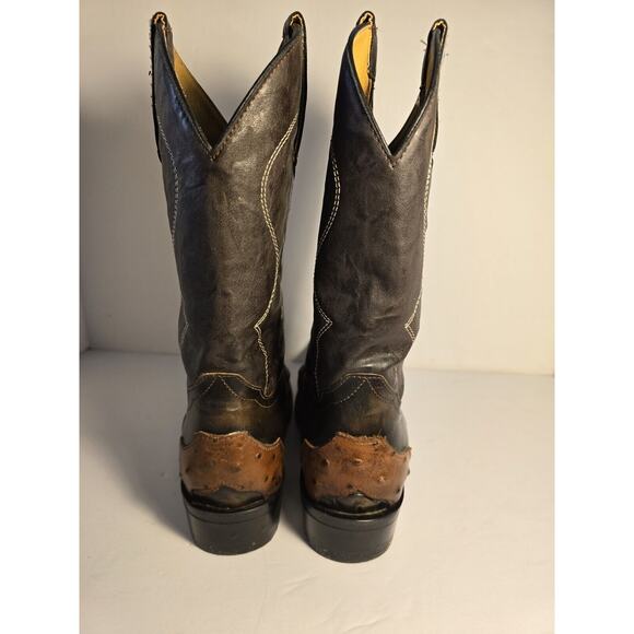 Cheyenne Cowboy Brown Bootes With /Ostrich Mexican Size 26 main image 8